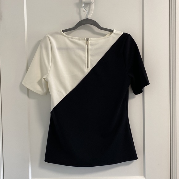 CALVIN KLEIN Colour Block Top, Small - Picture 3 of 7